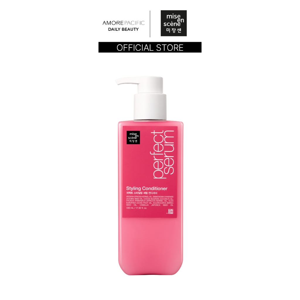 [ครีมนวดสำหรับผมดัดลอน] mise en scene Perfect Serum Styling Conditioner มีส ออง แซน ครีมนวดสำหรับผมดัดลอน