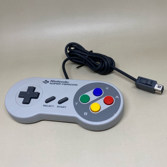 Controller Nintendo SFC for SFC mini/SNES mini & wii | จอยแท้ วี ทรง SFC สำหรับเล่นเกมบนวี หรือ SFC 
