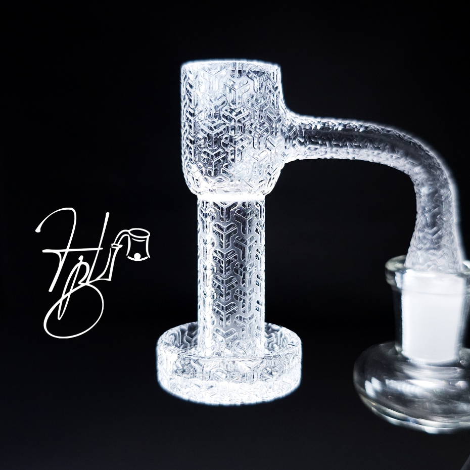 Quartz Banger Full Engraved Terp Blender for Dab rig, Wax/Dab/Shatter/Rosin FQB10