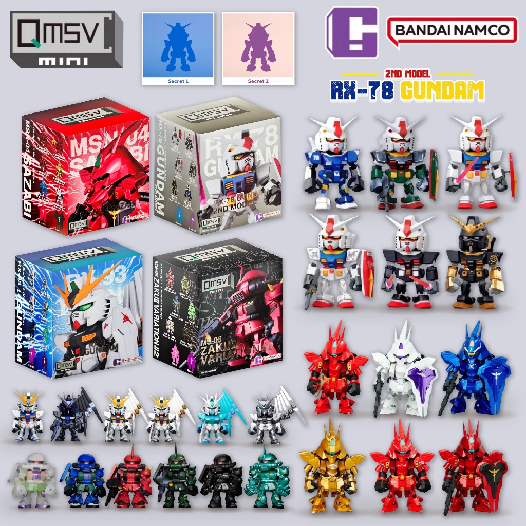 (กดซื้อในShopee Video ลดเพิ่ม 100บ) กันดั้ม BANDAI NAMCO RX-78 GUNDAM 2ND MODEL/FREEDOM GUNDAM/MS-04/MS-06 ของแท้ ส่งไว้