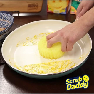 Scrub Daddy Colors Blue FlexTexture Scrubber สครับแด๊ดดี้ ใยขัด ขจัดคราบ สีน้ำเงิน 1 piece