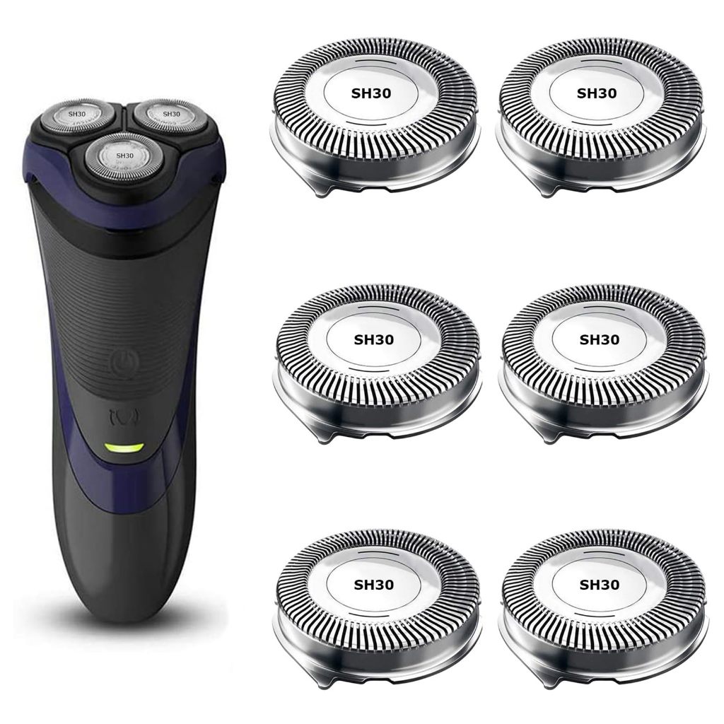 SH30 Replacement Heads for Philips Norelco Series5000 3000 2000 1000 and S738 Electric Shavers Comfortable Shaving Heads