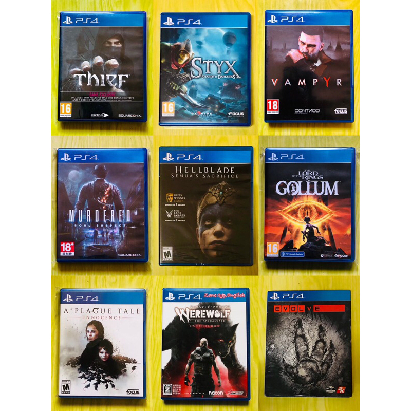 PS4 Games [A/T] แนวแอ็คชั่น,เอาตัวรอด,เล่นตามบทบาท, ARK:Ultimate ,A Plague Tale.