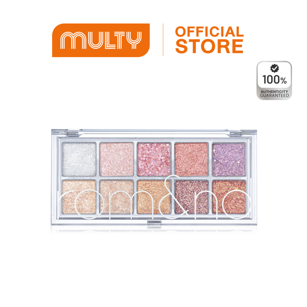 Rom&nd-Better than palette #00 Light & Glitter garden โรแมนด์ อายแชโดวกลิตเตอร์