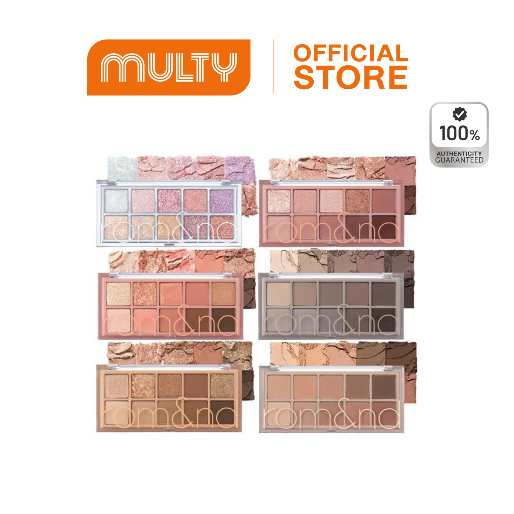 Rom&nd-Better Than Palette Secret Garden พาเลทอายแชโดว์เนื้อแมตต์ ชิมเมอร์