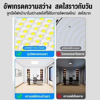 🔥ซื้อ 1แถม 1🔥ไฟโซล่าเซลล์ โคมไฟเพดาน 950000W โคมไฟติดเพดาน ไฟติดห้องนอน ไฟวงกลม ไฟสปอร์ตไลท์ Solar Light LED IP67