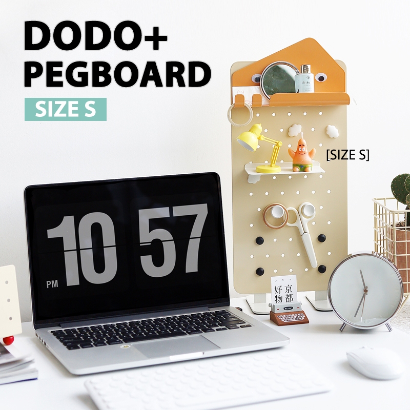 [𝐃𝐎𝐃𝐎+]𝗣𝗲𝗴𝗕𝗼𝗮𝗿𝗱 📁((size S)) Hole Plate Shelf อุปกรณ์จัดระเบียบโต๊ะทำงาน