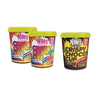 (โปรสุดคุ้ม 2 เเถม 1) Nims Crispy Choco Tube ขนาด 60 กรัม โกโก้ครั้นซ์ ขนมข้าวพองเคลือบช็อกโกแลตแท้ เข้มข้น หลายรสชาติ