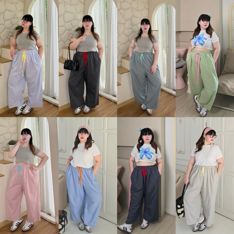 Daddy pants (กางเกงแด๊ดดี้) กางเกงขายาวเชือกสี | wendystore19