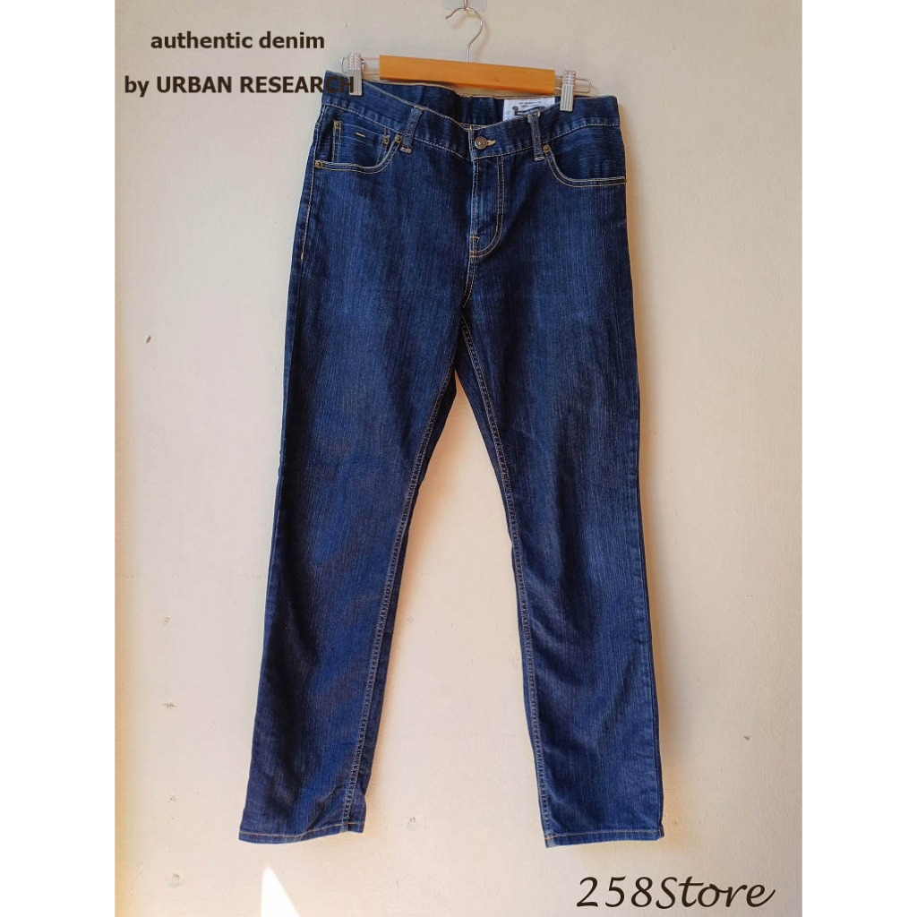 258Store: กางเกงยีนส์มือสอง authentic denim  by URBAN RESEARCH เอว 32