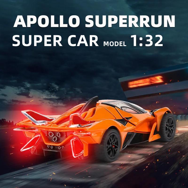 [พร้อมส่ง]โมเดลรถยนต์ Apollo EVO โมเดลรถโลหะผสม อพอลโล1:32 รถสปอร์ตเด็ก มีเสียงมีไฟ ของเล่นรถคอลเลกชั่นดีไซน์สวยงาม