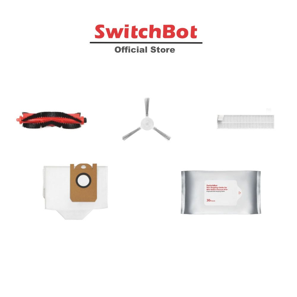 อุปกรณ์เสริมหุ่นยนต์ดูดฝุ่นมินิ SwitchBot K10+ Replacement Kit