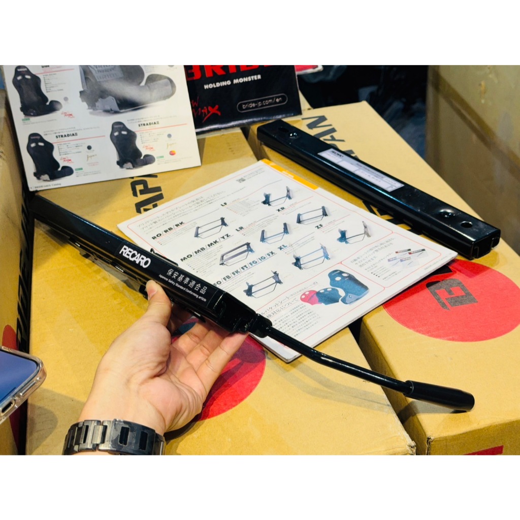 รางสไลด์อิสระใช้กับ เบาะ Recaro Bride Sparco Kirkey Elevo Boomer งานไต้หวัน ระบบลูกปืน งานดีรางเลื่อน seat rail slider