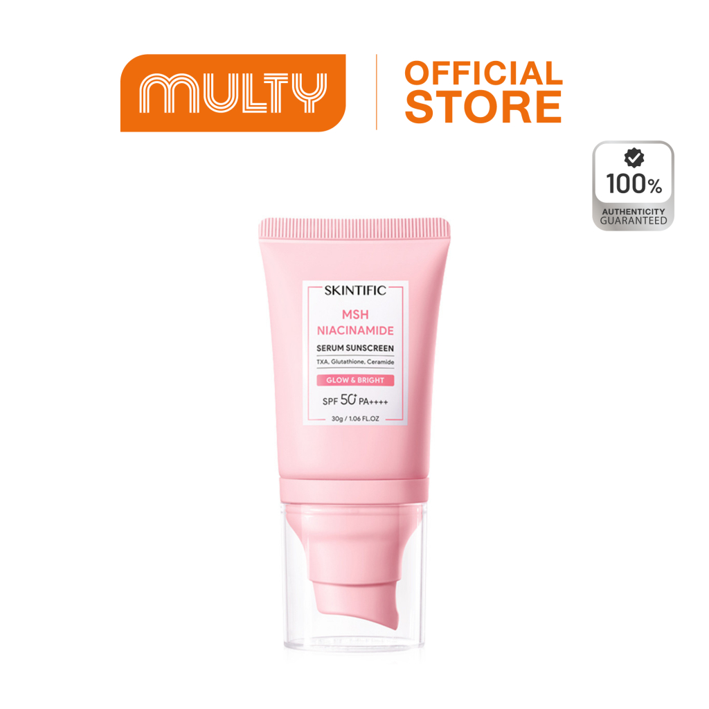 Skintific Msh Niacinamide Serum Sunscreen Glow&Bright Spf50+Pa++++ 30 g.