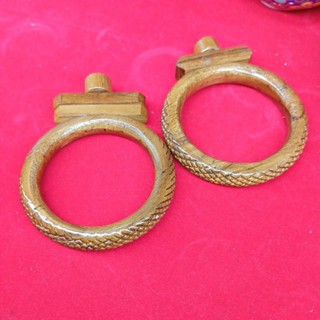 ห่วงหน้าปรับระดับ งานไม้สัก ห่วงหน้าปรับนอก สำหรับกรงนกหัวจุ…