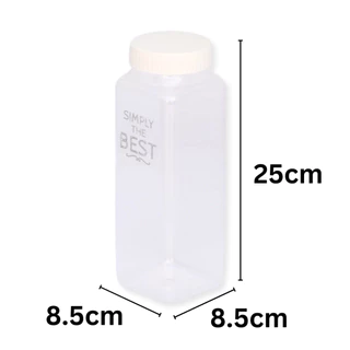 Naikrua ขวดน้ำพลาสติก 3 ชิ้น ความจุ 1,400 มล. มีสเกลบอกปริมาตร ขวดน้ำ Water Bottle