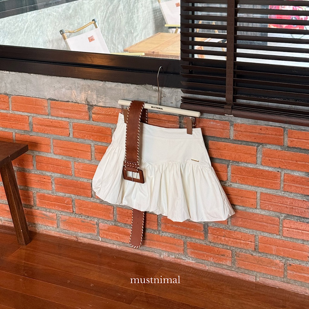 (พร้อมส่ง) MUSTNIMAL | JASMINE balloon skirt
