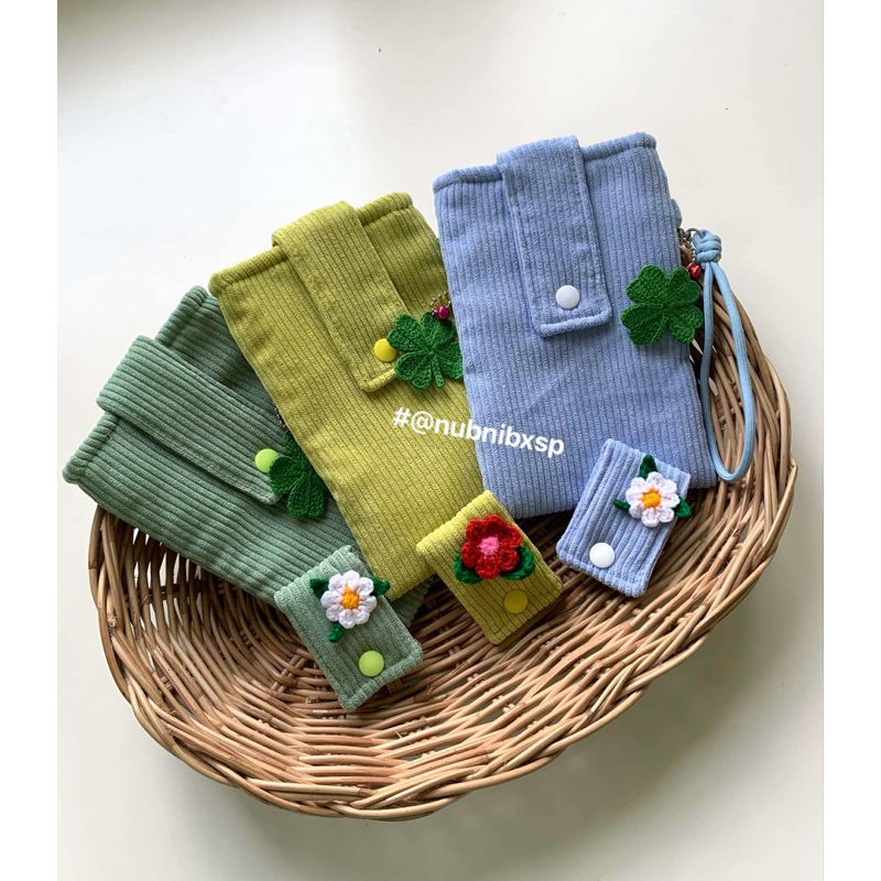 (พร้อมส่ง) กระเป๋าสะพายลูกฟูก  ใส่มือถือได้ทุกรุ่น! ราคา ถูกที่สุด ดีลบีเคเค แกลเลอรีภาพที่ 8