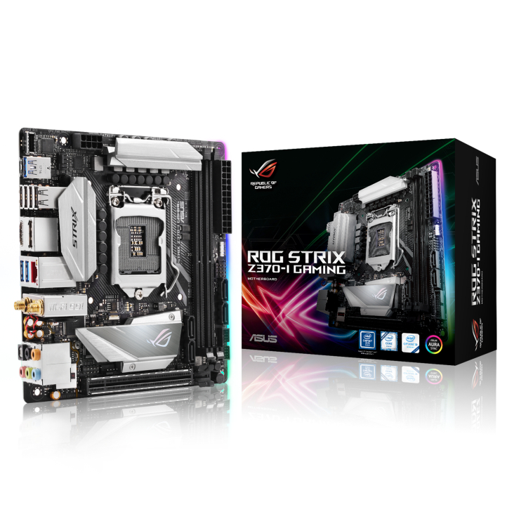 MAINBOARD (เมนบอร์ด) 1151v2 ASUS ROG STRIX Z370-I GAMING WIFI [Mini-ITX] ตัวท็อป พร้อมส่ง