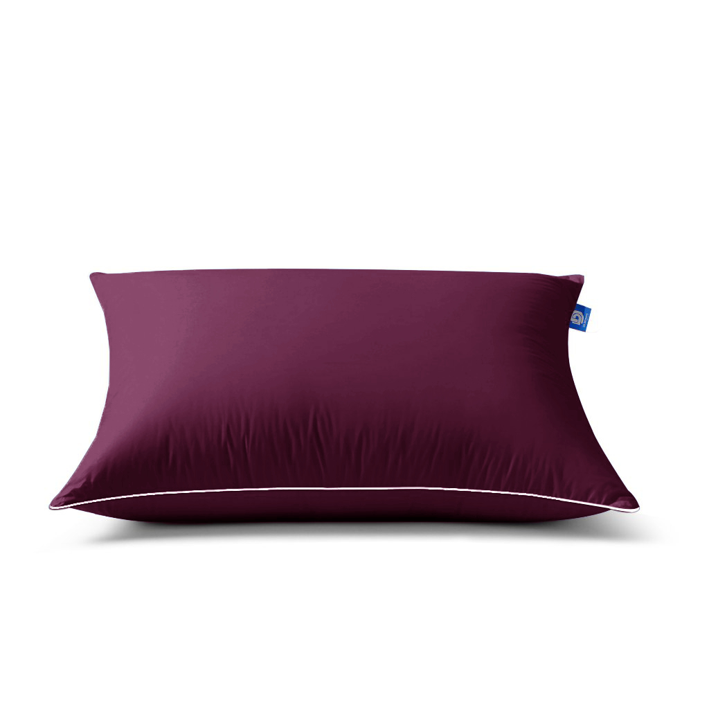 หมอนหนุน COLUMBUS รุ่น SATIN บรรจุใยสังเคราะห์ 100% ขนาด 19x29 นิ้ว นน.1000 กรัม ผ้า Micro Satin กันไรฝุ่น 100% - รูปที่ 5