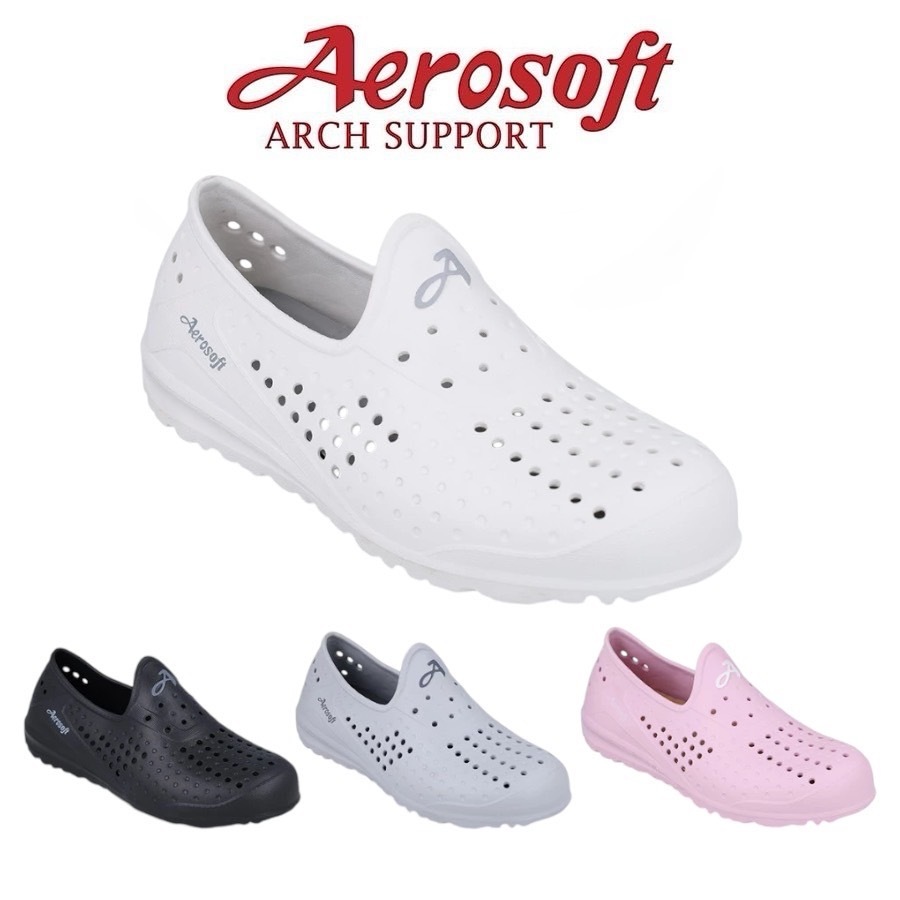 SN9310 Aerosoft (แอโร่ซอฟ) รองเท้าแบบสวมชายหญิง รุ่น Air walk