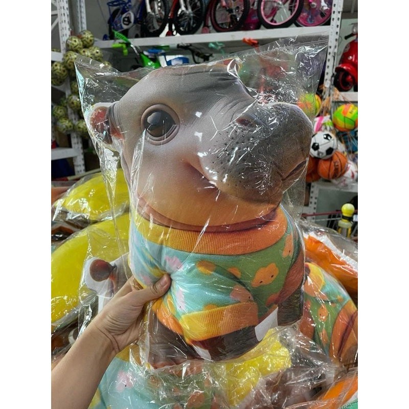 หมูเด้ง ตัวตึงเขาเขียว หมอนหมูเด้ง ขนาด45cm พร้อมส่ง