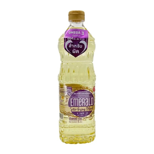 น้ำมันปรุงอาหาร สูตรผัด  Emerald Stir Frying Blend  1 litre  หยกออนไลน์