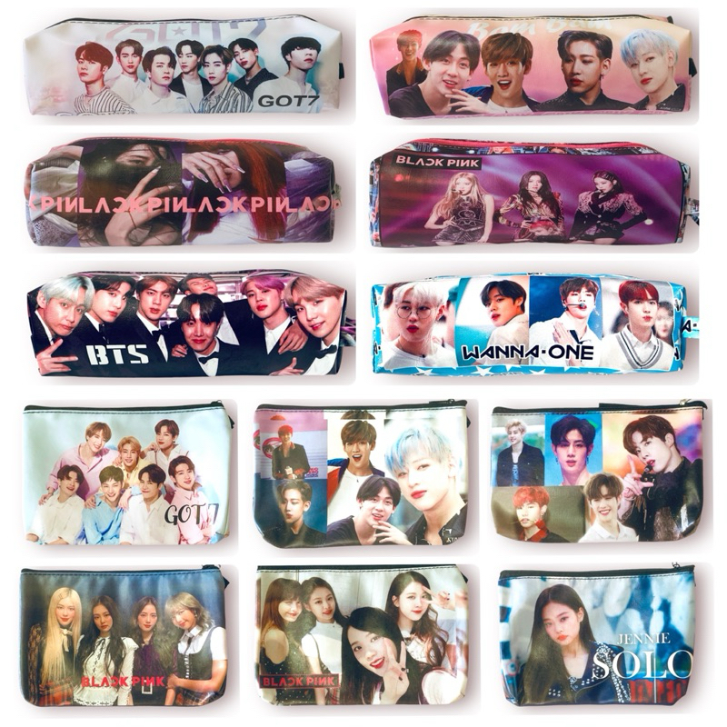กระเป๋าดินสอ KPOP GOT7 / BTS / Blackpink / WannaOne