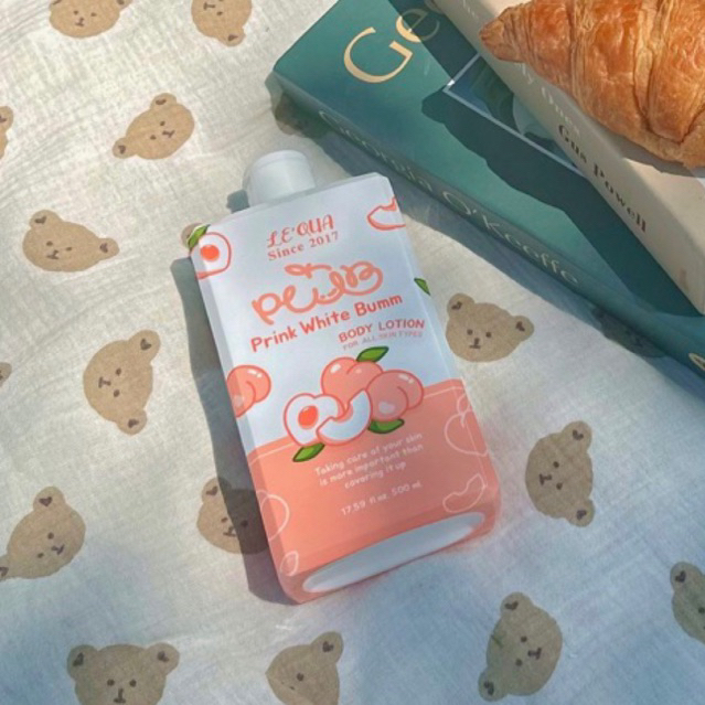 PWB 500 ml. โลชั่นแก้ผิวแตกลาย ดำด้าน ผดตุ่มสิวตามร่างกาย