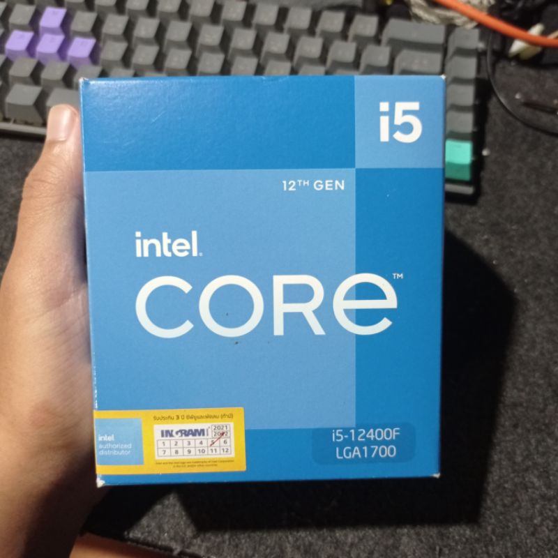 cpu มือสอง intel core i5 12400f 6c/12t 65w (1700)