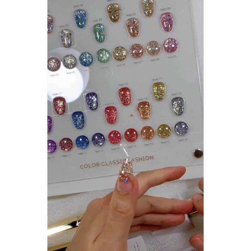 พร้อมส่ง สีกลิสเตอร์ไดมอนด์ รูปที่ 7