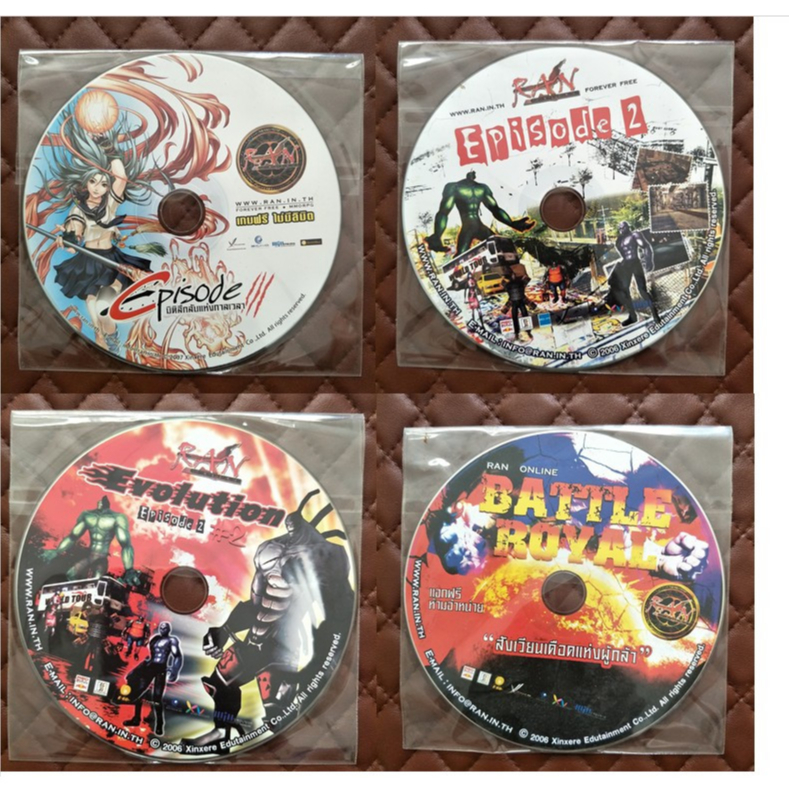 เกมส์ (CD rom) RAN ONLINE | BATLE ROYAL | Episode 2 | Evolution Episode 2 #2 | Episode 3 Game online สะสม บัตรเติมเกม