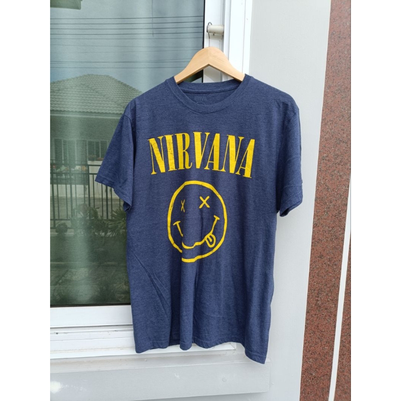 เสื้อวงมือสอง เสื้อวง nirvana size XL มือ2