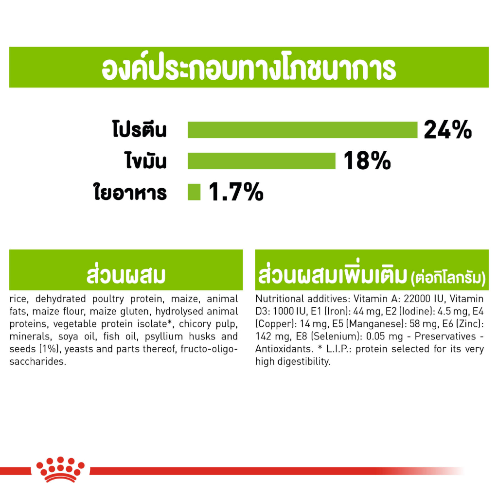 Royal Canin X Small Adult อาหารสุนัข รอยัลคานิน สุนัขโต พันธุ์จิ๋ว 10 เดือนขึ้นไป ขนาด 3kg - รูปที่ 6