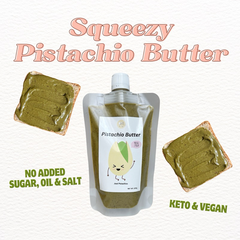 เนยถั่วพิสตาชิโอ คลีน คีโต Squeezy Pistachio Butter