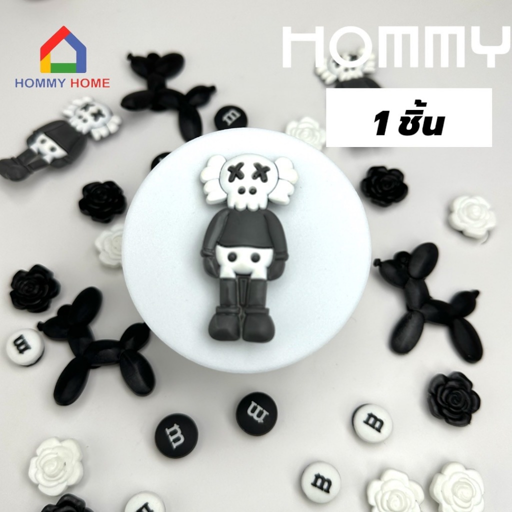 (1ชิ้น) Magnet Jibbitz ตัวการ์ตูนติดรองเท้าหัวโต  รองเท้าแฟชั่น ตัวติดซิลิโคน มีหลายแบบให้เลือก JB - รูปที่ 4