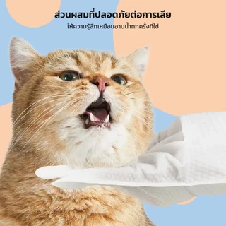 KUMOO PET ถุงมือสปา ทำความสะอาดสัตว์เลี้ยง ใช้งานง่าย ทำความสะอาดได้ทุกส่วน