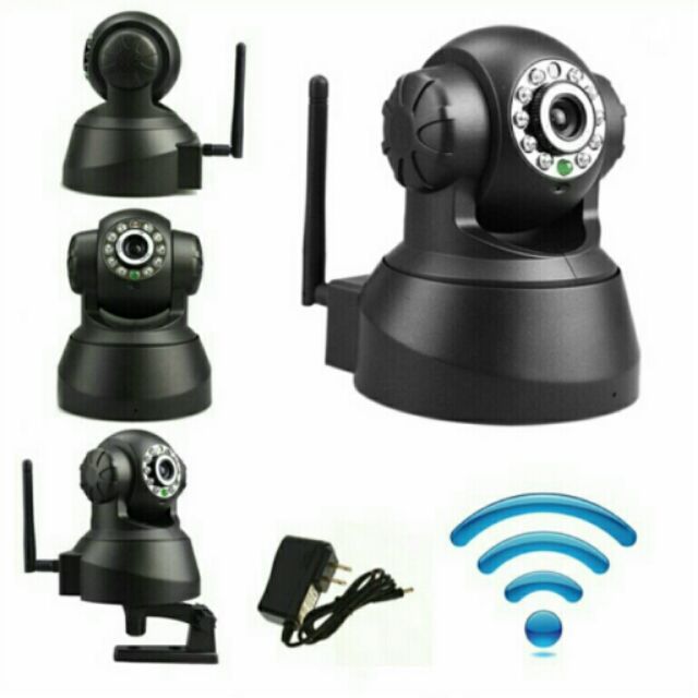 IP Camera P2P กล้องวงจรปิดไร้สาย - สีขาว - สีดำ