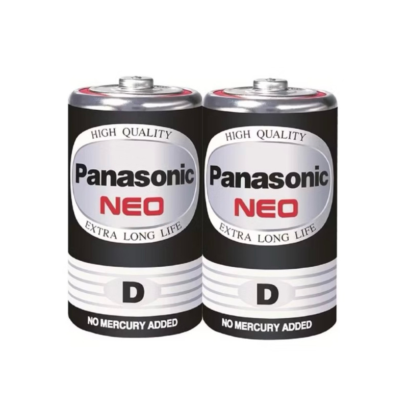 Panasonic NEO สีดำ size D 1.5V แพค2ก้อน ของแท้