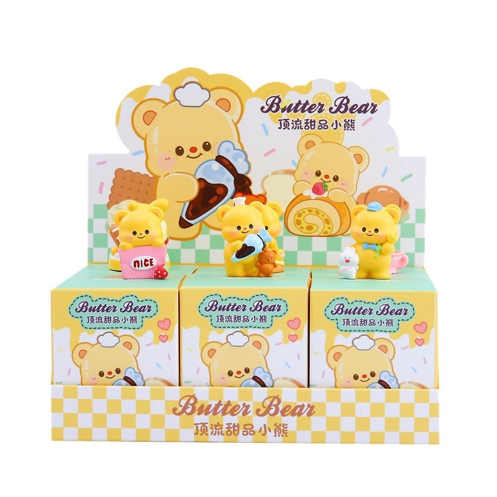 กล่องจุ่มหมีเนย 1 กล่องมี 6 จุ่ม