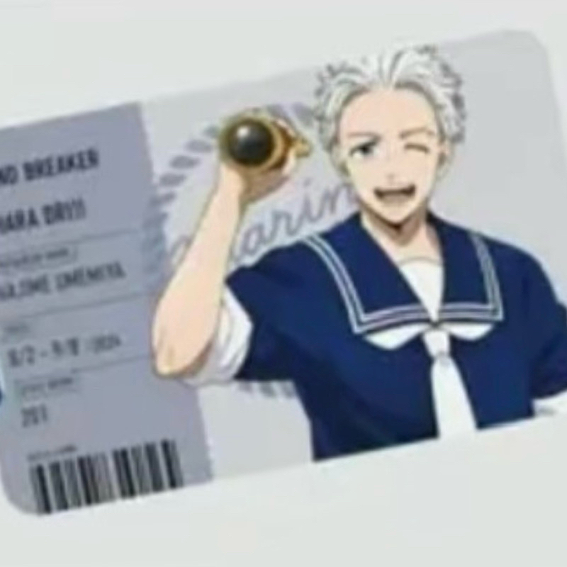 [พร้อมส่งจากไทย]Windbreaker Marine Style Visual Card - Umemiya