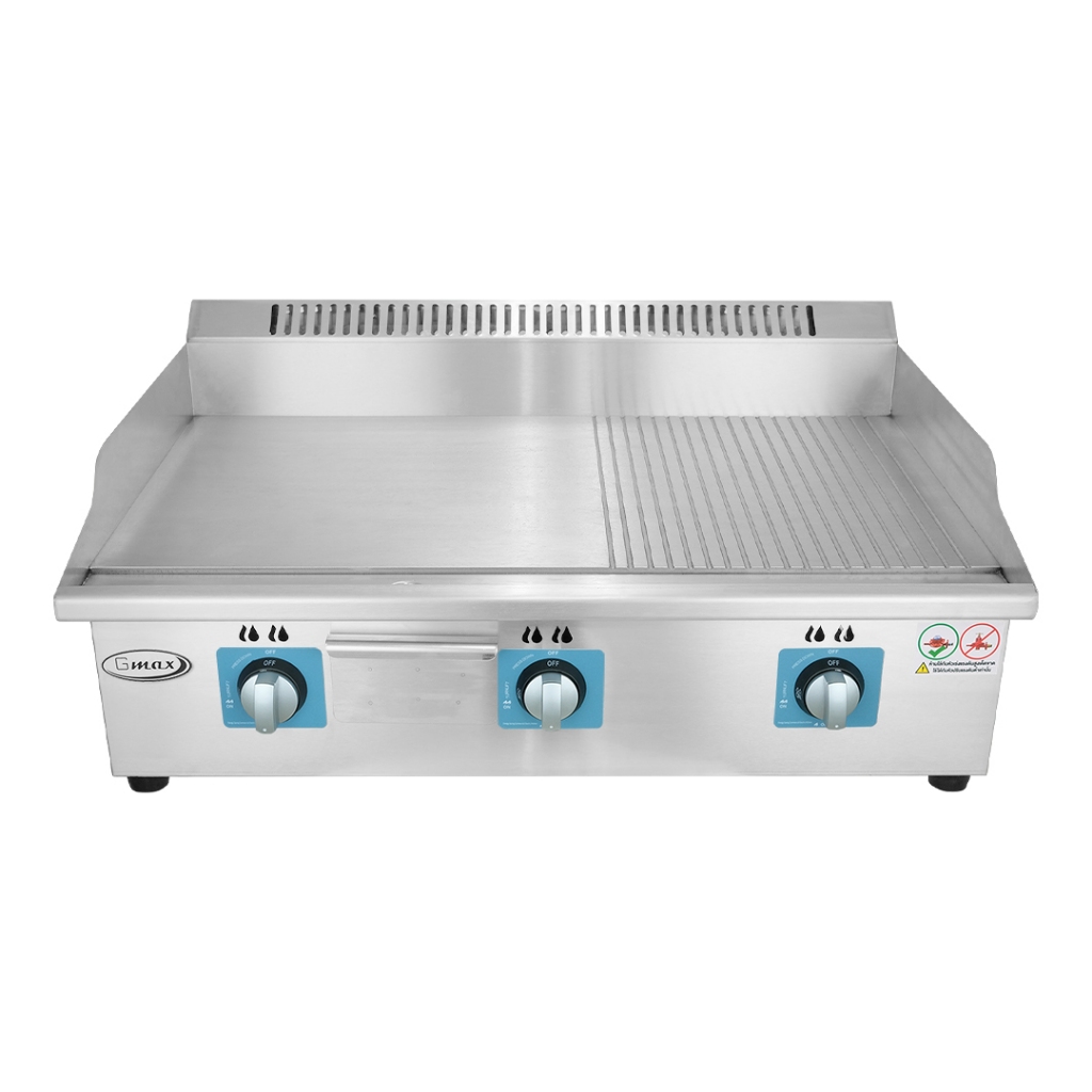 Gmax Gas Griddle เตาย่างสเต็ก เตาทอดสเต็ก เตาสเต็กหน้าเรียบ ZL-Series