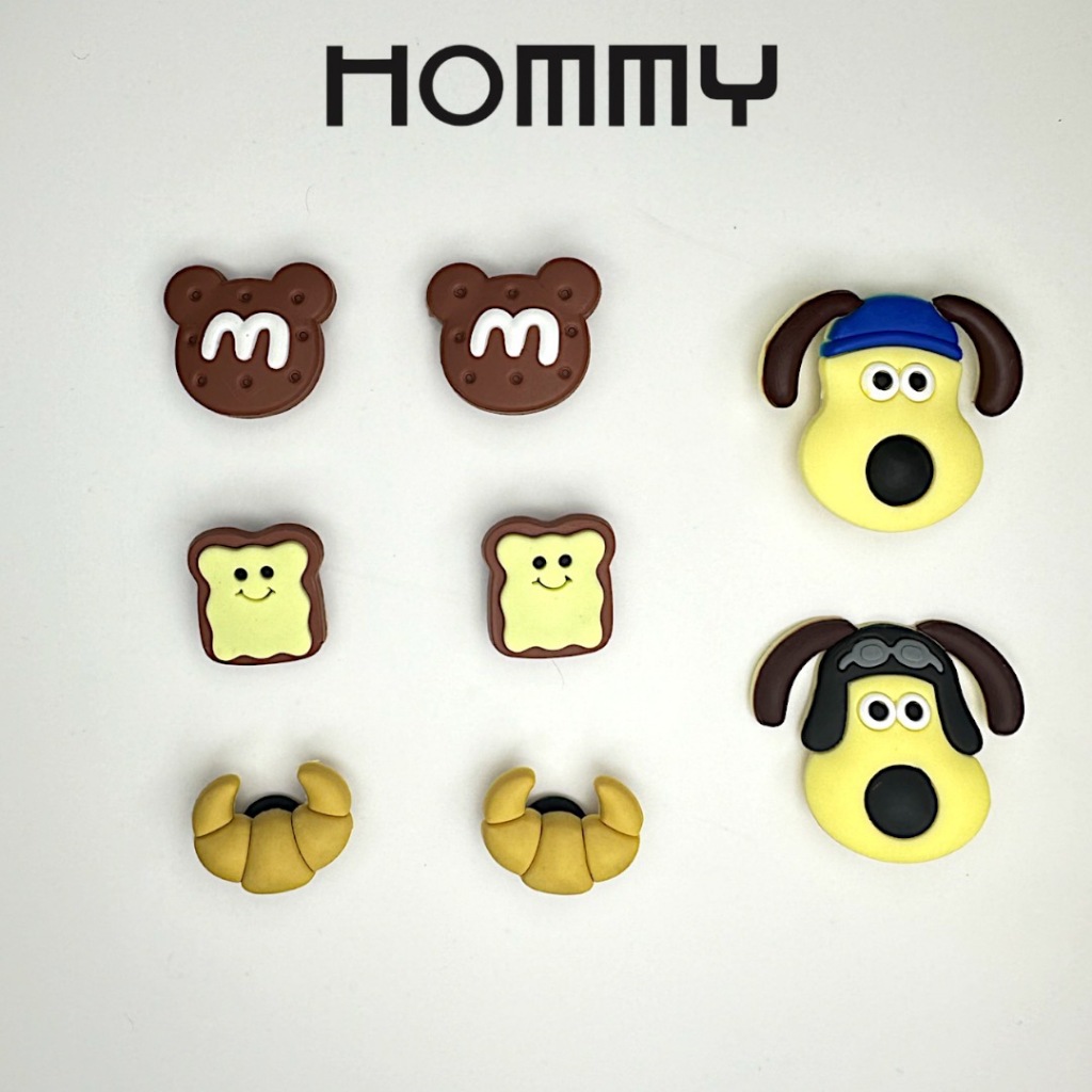(1ชุด) HOMMY Jibbitz ตัวการ์ตูนติดรองเท้าหัวโต รองเท้าแฟชั่น ตัวติดซิลิโคน มีหลายแบบให้เลือก JB