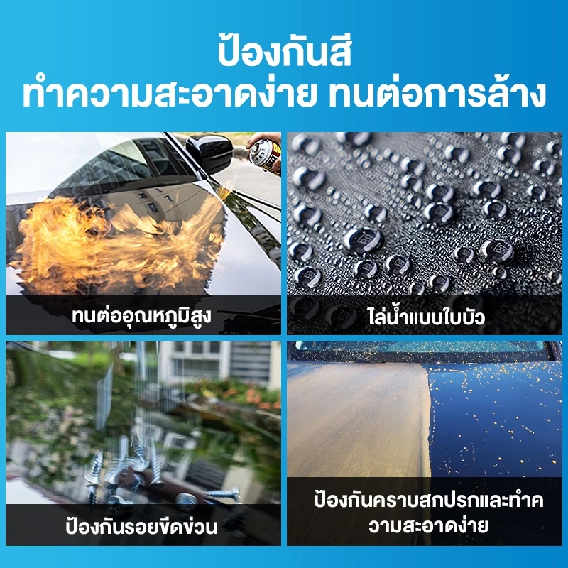 น้ำยาเคลือบเงารถยนต์  Super Washไล่น้ำอย่างมีประสิทธิภาพ  สูตรเสริมความเงา ฟิล์มเคลือบ สะดวก ใช้งานง่ายและหลากหลาย Car thumbnail 5