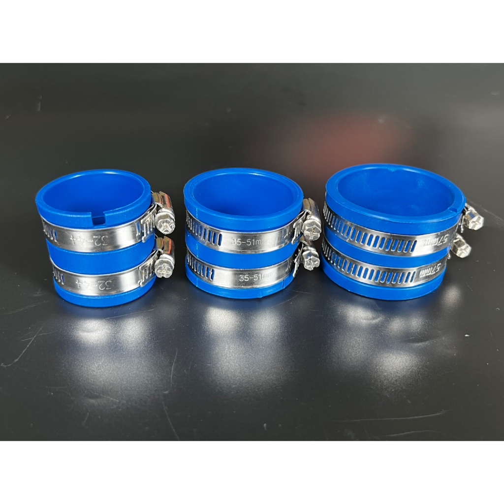 ลูกยางพร้อมสายรัดเลส ยางกรอง ขนาด (1.6-2.0 นิ้ว) 35-51/38-57 mm