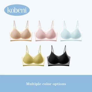 ⭐KOBENI⭐Bra เจลลี่บรา บาง ผ้าไหมน้ำแข็ง ชุดชั้นในไร้รอยต่อ เนื้อผ้านิ่ม เก็บทรงดี เสื้อชั้นในสายหลังสวยๆ