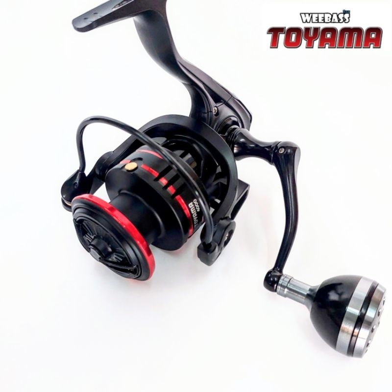 รอกสปินนิ่ง WEEBASS TOYAMA เบรค 4-8kg แขนเกลียว