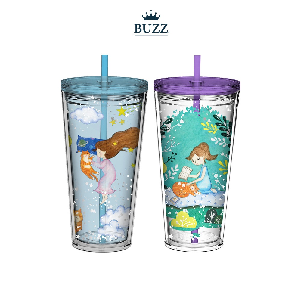 [GIFT] Buzz ColdTumbler แก้วน้ำ ลายBuzz Netura (แก้วน้ำNetura คละสี คละแบบ)