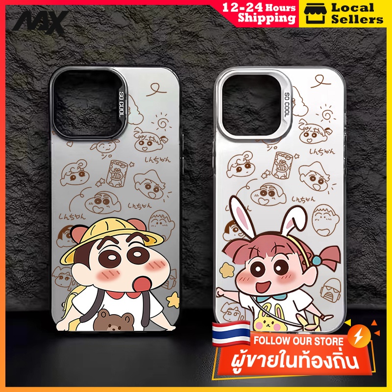 สีดำหรูหราซิลิโคนแข็งกรณีโทรศัพท์ โนกิโคอิน for IPhone 13 12 7Plus 14 15 11 Pro MAX 8 6 7 6S Plus X XR XS
