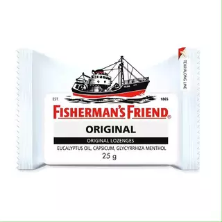 ล็อตใหม่!! Fisherman's Friend ฟิชเชอร์แมนส์ เฟรนด์ ลูกอม Fisherman Friend ทุกรสชาติ ขนาด 22 กรัม ( 1 ซอง )